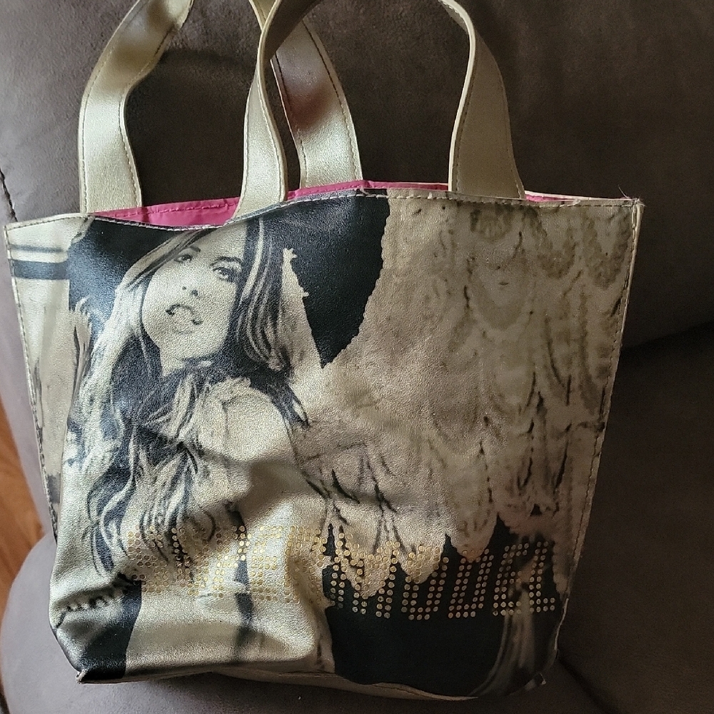 Victoria's Secret Gold and Black Tote Bag